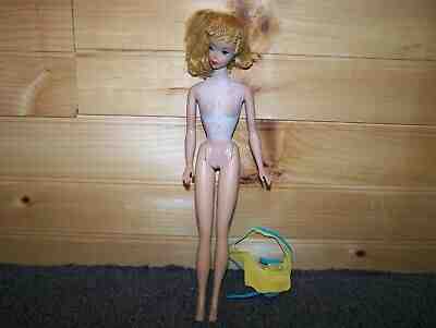 mcm B188 Mattel BARBIE 1958 Blonde 11.5" Japan Used MCMLV111 Doll Toy vintage