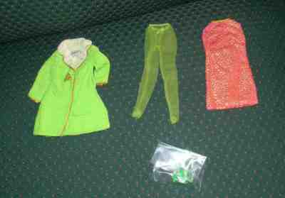 MATTEL VINTAGE  BARBIE  DOLL OUTFIT #1488 VELVET VENTURE  1969 - 1970 EXCELLENT