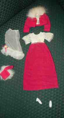 MATTEL VINTAGE  BARBIE FRANCIE  DOLL OUTFIT #1768 WALTZ IN VELVET 1970 - 71 EXC