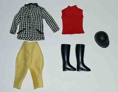 VINTAGE 1960s BARBIE'S SISTER SKIPPER LEARNING TO RIDE #1935 OUTFIT BOOTS JAPAN 