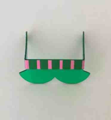 Vintage Barbie Sunglasses/ Goggles Green Trail Blazers #1846