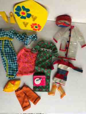 VINTAGE BARBIE FRANCIE 1960'S CLEAR OUT 1281 GO GO GRANNY 1267 CLAM DIGGERS 1258