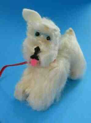 AUCTION Vintage Barbie SKIPPER - DOG SHOW #1929 > White Dog w/ Red Leash