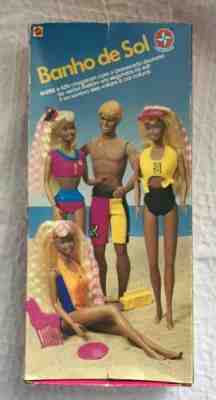 Rare Barbie Estrela Banho  De Sol Made In Brazil  Original Box 