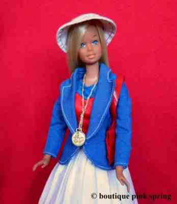 VINTAGE MOD MALIBU BARBIE DOLL w/ US OLYMPICS FASHIONS TO WEAR ON PARADE! #7244