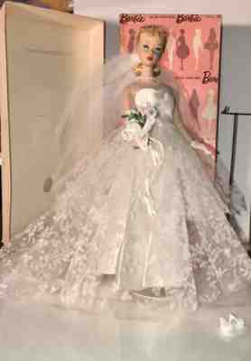 Wedding Day 972 Pink Silhouette Dressed Box Store Display Ponytail #4 Barbie
