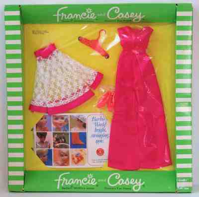  NRFB FRANCIE "SATIN HAPPENIN" #1237 MOC FASHION OUTFIT Barbie Mod MIB w/Sticker