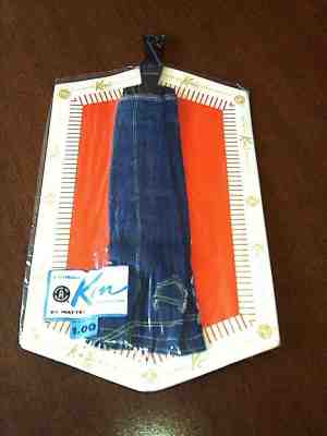 1963 Vintage Mattel Barbie Ken Fashion - Blue Jeans MIP, MOC, NRFP, NRFC