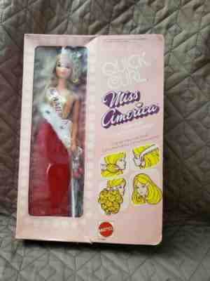 Vintage Barbie Quick curl miss america