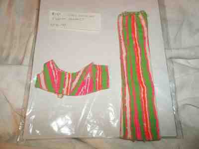 Vtg MOD/Twist Barbie Doll Clothes 1970 SEARS EXCLUSIVE FASHION BOUQUET 1511 