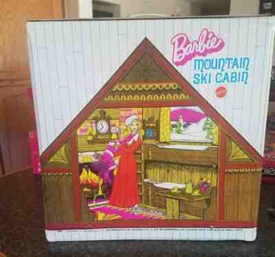Vintage 1972 Barbie Mountain Ski Cabin Brand New