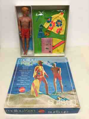 VINTAGE 1971 BARBIE #1248 - MALIBU KEN, SURF'S UP  (NEVER USED!)