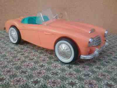 Barbie Vintage Ken doll 1960s Irwin Austin Healy convertible sports car coral 