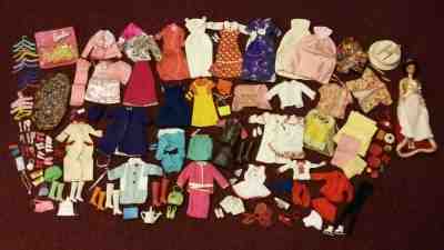 Barbie lot, Beach bus, Beauty Bath, rare clothes outfits and  accessories