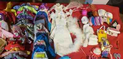 HUGE Vintage Barbie Lot | Dolls | Clothes | Cars | Piano | Bath | + More