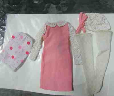 Vintage Francie Doll Clothing Dance Party #1257 1966 Mod Outfit Barbie