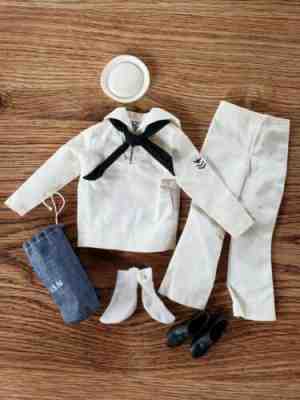 Vintage Barbie Ken Doll Clothes. Sailor Outfit #796 Complete. Very Good Conditio