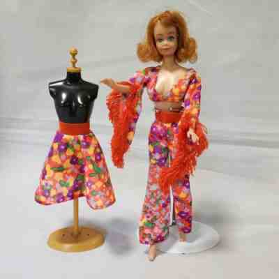 Vintage 1971 PJ Barbie RARE Sear's Fashion 'N Motion #1508" 3 Piece Outfit HTF 
