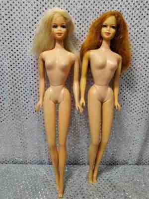 VINTAGE 1968 STACEY REDHEAD and BLONDE BARBIE only for buyer Teresa