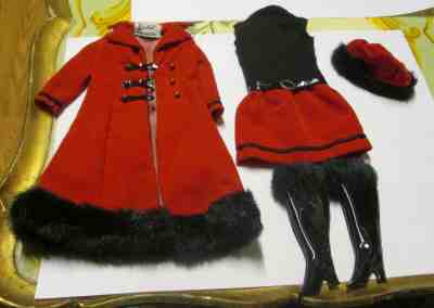 Vintage Mod Barbie doll Magnificent Midi Mattel #3418 complete w hat boots dress