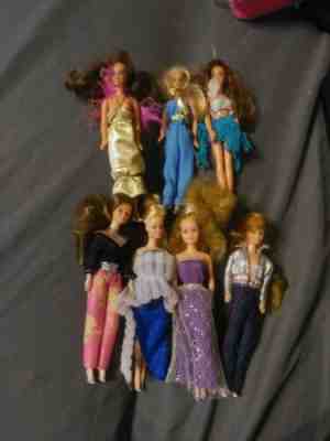 vintage mini barbie dolls