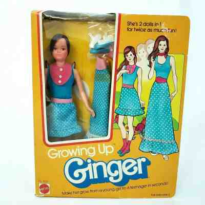 Ca1975 Mattel growing Up Skipper Doll Mint In Orig