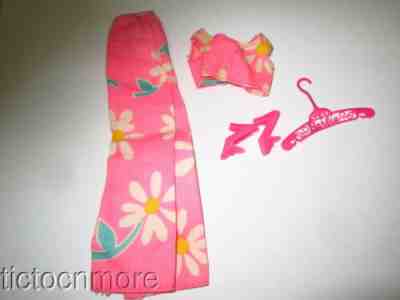 VINTAGE BARBIE DOLL MOD FASHION PAK 0030 COOL N CASUAL HOT PINK FORAL COMPLETE