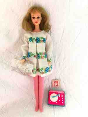 Vintage Barbie Doll Clothes FRANCIE 1229 SUGAR SHEERS Near Complete! Clear Purse