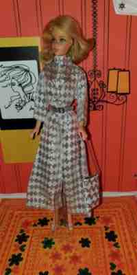 VTG Barbie Clone FAB-LU PREMIER ELITE FABULOUS WHITE & SILVER METALLIC Jumpsuit 