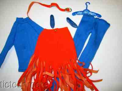 VINTAGE BARBIE DOLL MOD FASHION CLOTHES #3426 TURTLE N TIGHTS COMPLETE SET