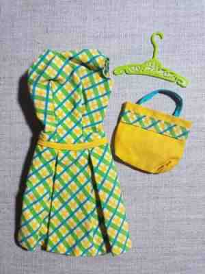 Vintage Color Magic Barbie Fashion Designer Dress & Purse #4040 (1966)