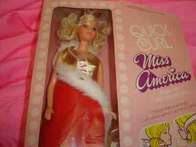 Quick Curl Miss America Barbie Magic Hair! 1972