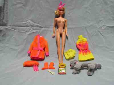 Vintage Mattel Barbie Jamie Walking Furry Friends Sears Exclusive #1584