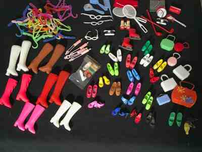 Vintage Barbie Huge Lot Hong Kong Shoes Accessories Over 100 PCS 60's - 70's