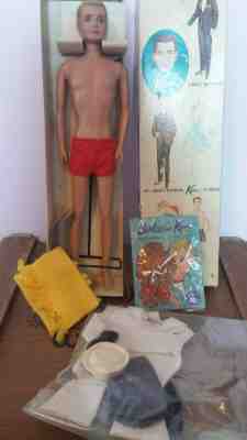 VINTAGE KEN FLOCKED HAIR ORIGINAL IN BOX WITH #796 SAILOR OUTFIT