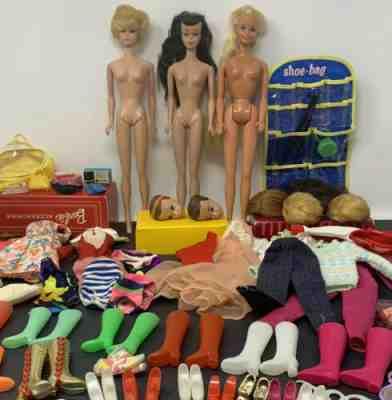 VTG Barbie Lot Dolls Clothing and accessories Bubblecut 1960s Mattel