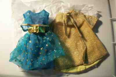 Vintage Barbie Sears Exclusive Glimmer Glamour Dress Coat Belt