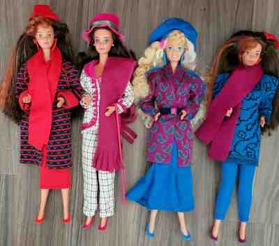 vintage barbie teresa  steffie  whitney superstar sweater soft big lot 