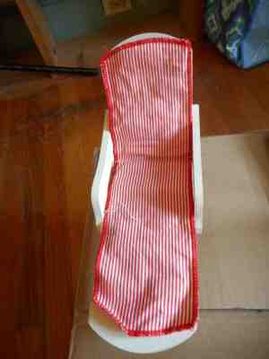 HALL LIFETIME WOODEN 1960’S BARBIE FURNITURE CHAISE WITH PAD