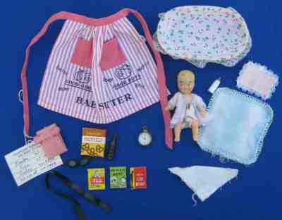 Vintage Barbie Baby-Sits #953 - Complete Authentic Vintage 1963 - Excellent