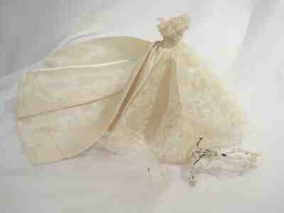 Vintage Halina Doll Fashions Chicago Satin/Lace Bridal Barbie New w/Original Box