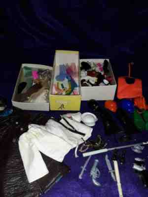 1960 vintage barbie, action jackson,  accessories lot