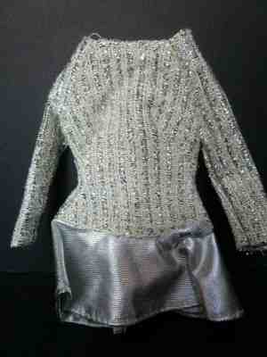 Vintage Mod Barbie - Salute to Silver/Silver Sparkle Dress -  #1885