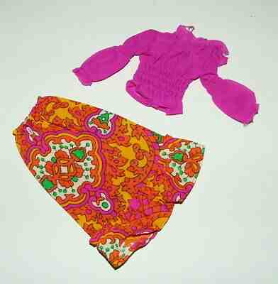 % 1972 MATTEL BARBIE PURPLE PLEASERS #3438  OUTFIT LOT B-15