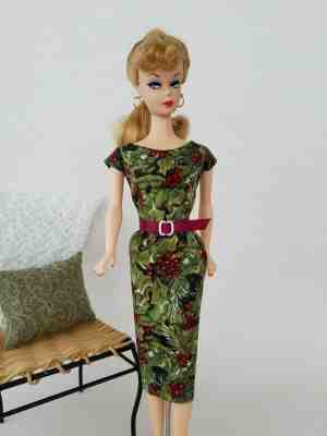 christmas barbie green dress