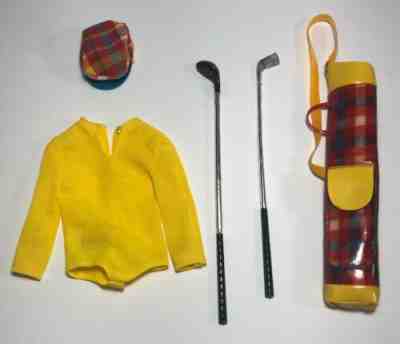 Vintage Barbie Golfing Greats outfit Golf Clubs