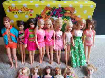 Vintage lot Mod Barbie Ken Skipper Francie Skooter PJ Stacy Casey TALKING PARTS