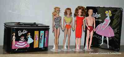 Vintage Barbie doll LOT original owner collection a #4 Midge Tressy clothes MORE
