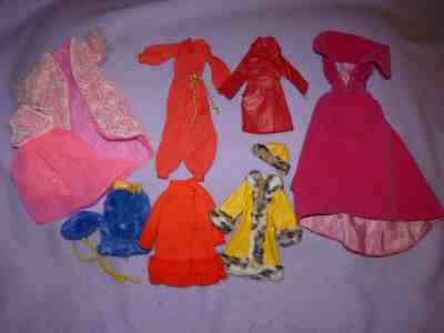 lot of 42 vintage barbie and julia clothes and dolls mod commuter set