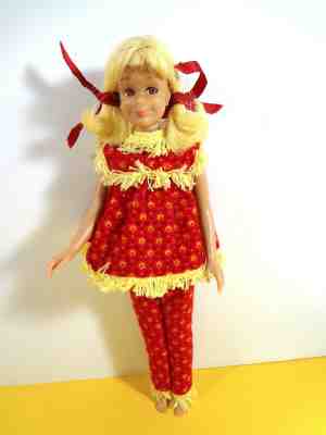  Barbie Doll Skooter Straight Leg #1120 Clothes Blond Mattel Japan1963 Vintage